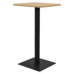 bistro galds, 60x60x107 cm, ozolkoka krāsā cena un informācija | Virtuves galdi, ēdamgaldi | 220.lv