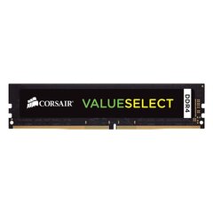 Corsair ValueSelect DDR4, 4GB, 2400MHz, CL16 (CMV4GX4M1A2400C16) цена и информация | Оперативная память (RAM) | 220.lv