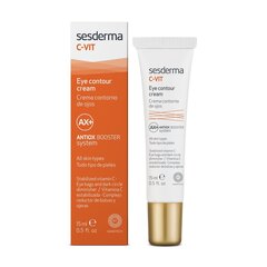 Acu kontūras krēms Sesderma C-Vit, 15 ml cena un informācija | Acu krēmi, serumi | 220.lv