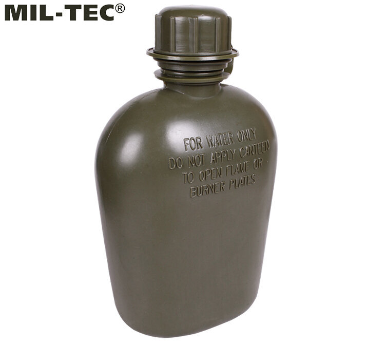 Tūristu ūdens pudele Mil-Tec Woodland LC2 US, 1000 ml cena un informācija | Ūdens pudeles | 220.lv