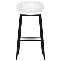 5-daļīgs bāra mēbeļu komplekts, melns ar baltu цена и информация | Комплекты мебели для столовой | 220.lv