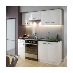 Virtuves skapīšu komplekts First Deftrans, balts cena un informācija | Virtuves komplekti | 220.lv