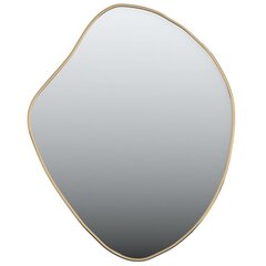 sienas spogulis, 50x40 cm, zelta krāsā cena un informācija | Spoguļi | 220.lv