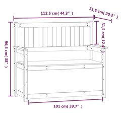 sols, balts, 112,5x51,5x96,5, priedes masīvkoks цена и информация | Полки для обуви, банкетки | 220.lv