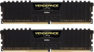 Corsair Vengeance LPX, DDR4, 2x16GB, 3000MHz, CL16 (CMK32GX4M2D3000C16) цена и информация | Оперативная память (RAM) | 220.lv