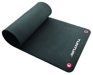 Гимнастический коврик Tunturi Fitnessmat Pro 180x60x1.5 см, черный цена и информация | Коврики для йоги, фитнеса | 220.lv