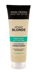 Mitrinošs matu kondicionieris gaišiem matiem John Frieda Sheer Blonde Moisturising 250 ml cena un informācija | Matu kondicionieri, balzāmi | 220.lv