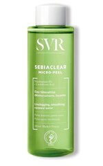 Koncentrēts sejas tīrīšanas līdzeklis SVR Sebiaclear Micro-Peel 150 ml cena un informācija | Sejas ādas kopšana | 220.lv