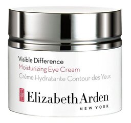 Acu krēms Elizabeth Arden Visible Difference Moisturizing 15 ml cena un informācija | Acu krēmi, serumi | 220.lv