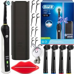 Elektriskā zobu birste - Oral-B Pro 750 Black cena un informācija | Elektriskās zobu birstes | 220.lv