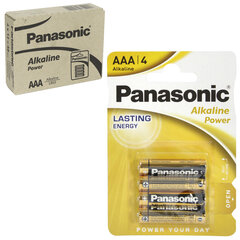 Panasonic Alkaline battrery LR3 AAA 48gb, (12 x 4) cena un informācija | Baterijas | 220.lv