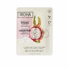 Izgaismojoša maska Iroha Nature Hialuronskābe Pūķa auglis (20 ml) cena un informācija | Sejas maskas, acu maskas | 220.lv