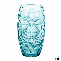 Glāze Oriente Zils Stikls 470 ml (6 gb.) cena un informācija | Glāzes, krūzes, karafes | 220.lv