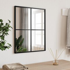 Spogulis, 40x50 cm, melns cena un informācija | Spoguļi | 220.lv