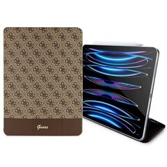 Guess 4G Stripe Allover case for iPad Pro 12.9&quot; - brown цена и информация | Чехлы для планшетов и электронных книг | 220.lv