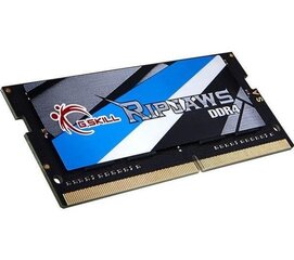 G.Skill SODIMM DDR4 Ripjaws, 2x16GB, 3200MHz, CL18 (F4-3200C18D-32GRS) цена и информация | Оперативная память (RAM) | 220.lv