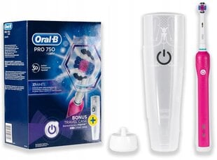 Oral-B Pro 750 803333884 cena un informācija | Elektriskās zobu birstes | 220.lv