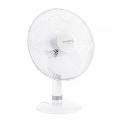 Sencor SFE4037WH galda ventilators, 40 cm, balts cena un informācija | Ventilatori | 220.lv