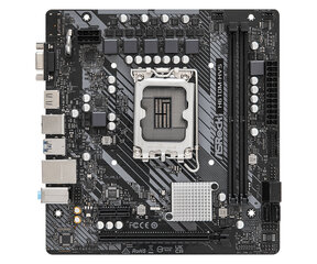 ASRock H610M-HVS - mātesplate - micro ATX - LGA1700 ligzda - H610 cena un informācija | Mātesplates | 220.lv