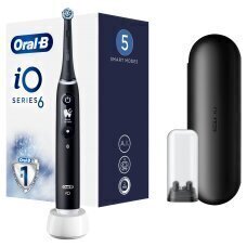 Oral-B iO6 Series Black Onyx cena un informācija | Elektriskās zobu birstes | 220.lv