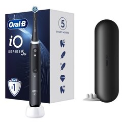 Oral-B iO5 Series Matt Black cena un informācija | Elektriskās zobu birstes | 220.lv