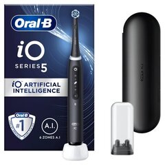 Oral-B iO5 Series Matt Black cena un informācija | Elektriskās zobu birstes | 220.lv