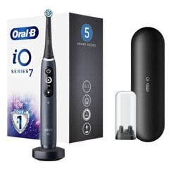 iOM7.1B2.2BD Oral-B iO Elektriskā Zobu Birste Black Onyx cena un informācija | Elektriskās zobu birstes | 220.lv