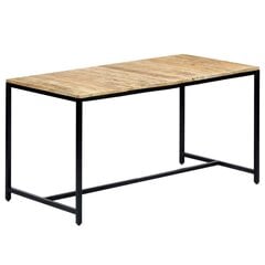 virtuves galds, 140x70x75 cm, mango masvīkoks cena un informācija | Virtuves galdi, ēdamgaldi | 220.lv