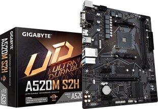 Gigabyte A520M S2H цена и информация | Материнские платы | 220.lv