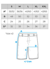 Šorti vīriešu Ombre W530 cena un informācija | Vīriešu šorti | 220.lv