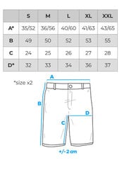 Šorti vīriešu Ombre W530 cena un informācija | Vīriešu šorti | 220.lv