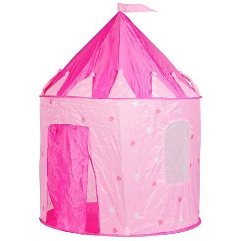 Princeses telts - pils IPlay, rozā cena un informācija | Bērnu rotaļu laukumi, mājiņas | 220.lv