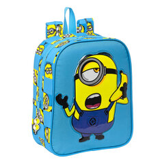 Skolas soma Minions Minionstatic Zils (22 x 27 x 10 cm) cena un informācija | Skolas somas | 220.lv