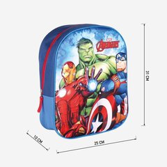 Skolas soma The Avengers Zils (25 x 31 x 10 cm) cena un informācija | Skolas somas | 220.lv