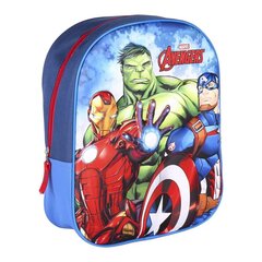 Skolas soma The Avengers Zils (25 x 31 x 10 cm) cena un informācija | Skolas somas | 220.lv