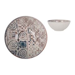 Bļoda La Mediterránea Grecia Porcelāns Zils Brūns Spīdums (ø 16 x 7 cm) cena un informācija | Trauki, šķīvji, pusdienu servīzes | 220.lv