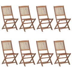 Saliekamie dārza krēsli ar spilveniem , 8 gab. cena un informācija | Dārza krēsli | 220.lv