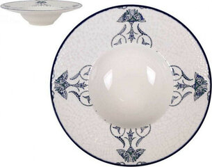 Bigbuy Home Trauks makaronu ēdieniem Rosetta Porcelāns (Ø 28 x 6,8 cm) cena un informācija | Trauki, šķīvji, pusdienu servīzes | 220.lv