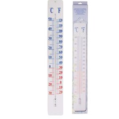 Esschert Sienas Termometrs 90 cm °C un °F Skalas TH9 cena un informācija | Meteostacijas, āra termometri | 220.lv