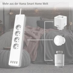 Hama WLAN Kontaktu ligzdā Strāvas Savienotājs, 4 vienuvietīgi slēdzami slēdži un USB ligzdas - 4 vienības. cena un informācija | Smart ierīces un piederumi | 220.lv