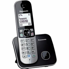 Panasonic KX-TG6811, melns cena un informācija | Stacionārie telefoni | 220.lv