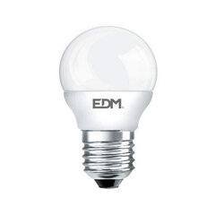 Светодиодная лампочка EDM 7 W E27 F 600 lm (4,5 x 8,2 cm) (6400K) цена и информация | Светодиодные ленты | 220.lv