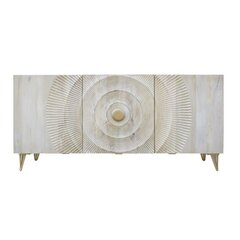 Устройство DKD Home Decor Металл Белый Древесина манго (160 x 45 x 75 cm) цена и информация | Комоды | 220.lv