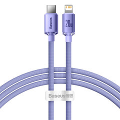 Kabeļa kabelis ātrai uzlādei un datu pārsūtīšanai USB-C Iphone Lightning 20W 1,2 m violets 10183691 cena un informācija | Savienotājkabeļi | 220.lv