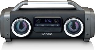 Lenco Portable Boombox SPR-100 cena un informācija | Radioaparāti, modinātājpulksteņi | 220.lv