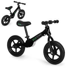 Bērnu līdzsvara velosipēds, braucamais, EVA riteņi ECOTOYS , melns цена и информация | Велосипеды | 220.lv