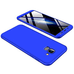 GKK 360 Protection Case Front and Back Case Full Body Cover Samsung Galaxy J6 J600 2018 blue (Blue) цена и информация | Чехлы для телефонов | 220.lv