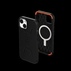 UAG ) Urban Armor Gear Civilian saderīgs ar MagSafe tālrunim IPHONE 14 PLUS melns cena un informācija | Telefonu vāciņi, maciņi | 220.lv