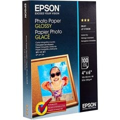 epson fotopapīrs, c13s042548, fotopapīrs, glancēts, balts, 10x15cm, 4x6", 200 g/m2, 100 gab., tintes printeris cena un informācija | Citi piederumi fotokamerām | 220.lv