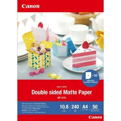 Canon fotopapīrs MP-101 A4 Double Sided Matt 240g 50 lapas cena un informācija | Citi piederumi fotokamerām | 220.lv